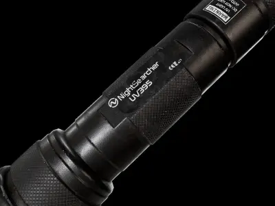 Tactical Flashlight Low-poly 3D model