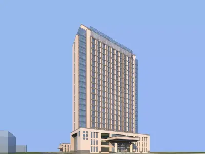 Office building 3D model 440