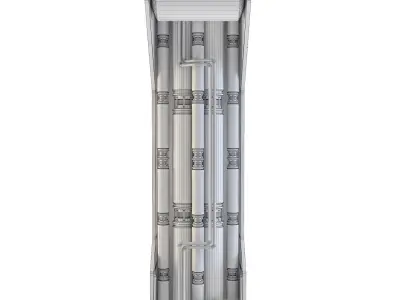 Space Station Wall 3Space Station Wall 3 3D model