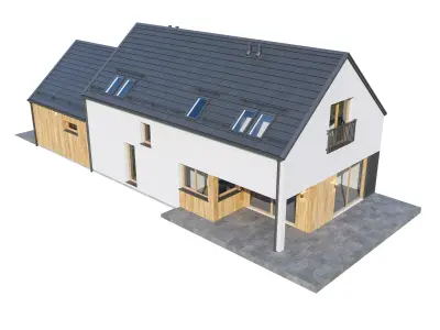 Modern house Winczura 3D model