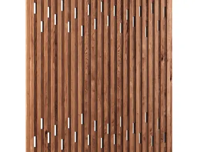 Wooden panel V1  Low-poly 3D model