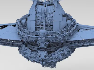 Atlantis Ship Base 3D model