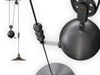 Ideal Lux Up and Down SB3 and SP1 3D model