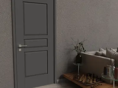 Interior Door Collection 002 3D model