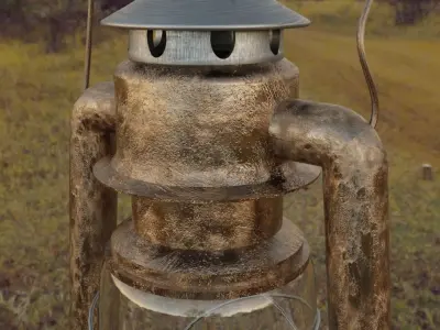 Kerosene Lamp 3D model