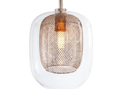 Pendant lamp Zuma Line P0310-01H-F4GP Donato 3D model