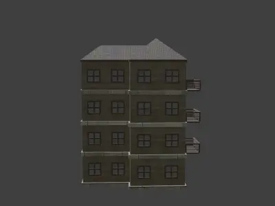 House Model 10 Low-poly 3D model