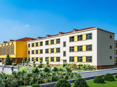 school Low-poly 3D model