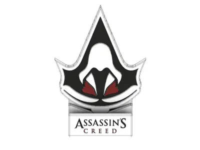 Assassins Creed 2 Standphone or Tablet  3D print model