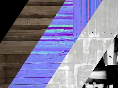 Medieval Market Tent Low-poly 3D model