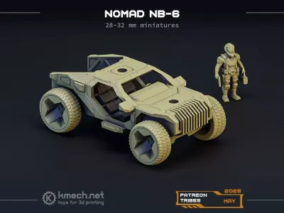 NOMAD vehicle 3D print model
