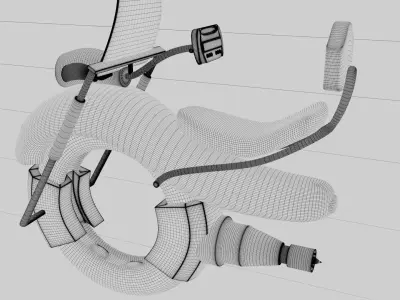 Sci Fi Bike 3D model