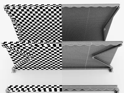 Casset awning  3D model