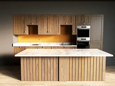 100-Kitchen4 texture 9 3D model