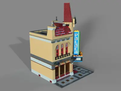 Lego cinema 3D model