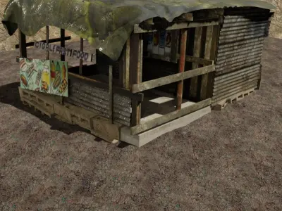 Environment Shanty Pack V1 Low-poly 3D model