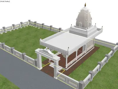 Temple 3D model