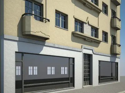 Apartment Building 19 3D model