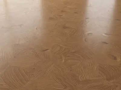 Parquet Oak Nut WWL set 7 3D model