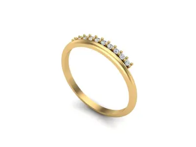 Jewelry ring 365  Free 3D print model