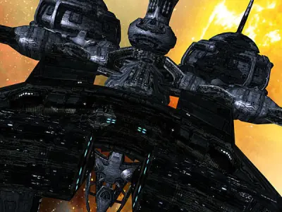 3DRT - Norad Space Stations - Zeath Low-poly 3D model