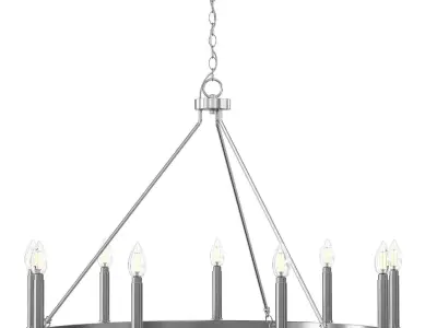 Gilliam Collection Nine-Light  Traditional Chandelier 3D model