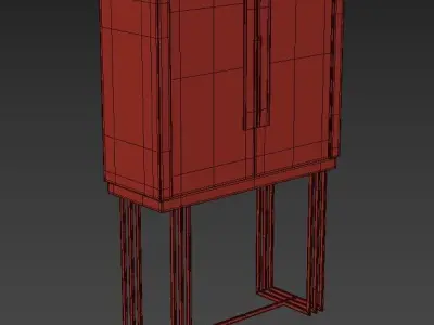 Bar Cabinet By Evanyrouse 3D model