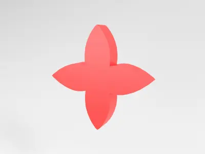 Louis Vuitton Pattern v3 005 Free low-poly 3D model