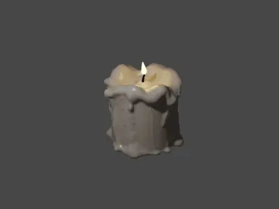 Candle 3D model
