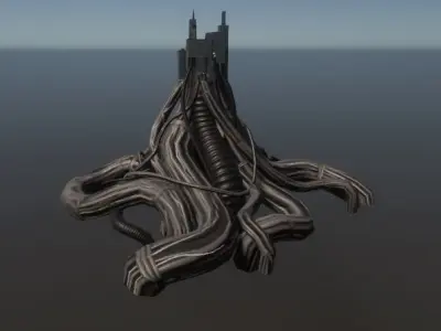 GameReady Cable 01 Low-poly 3D model