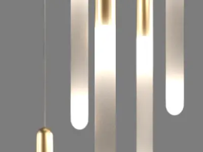 Lucciano pendant light Low-poly 3D model