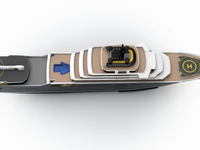 Isla Yacht 3D model