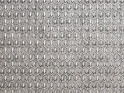 Dirty Silver Metal Grill Transparent PBR Seamless Texture