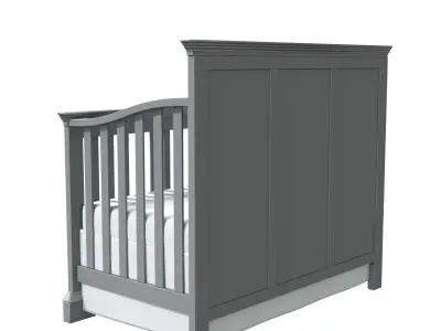 Crib Bambibaby 3D model