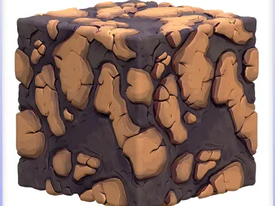 Stylized Ground Seamless Texture Texture 12