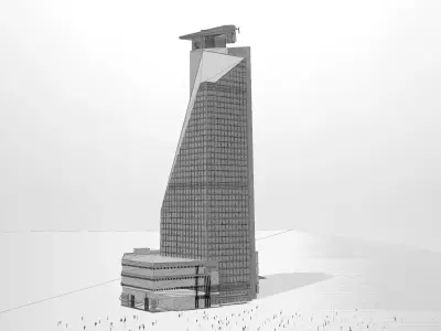 A hotel in Xiamen-3D model Free low-poly 3D model