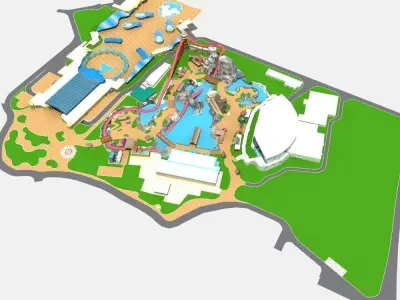 Amusement Park 3D model