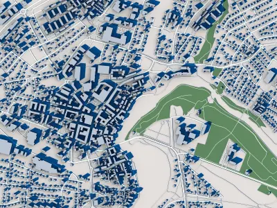 Falkenberg City Sweden 3D model