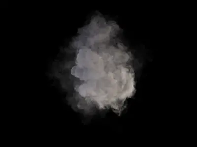 Smoke Gush VDB 3D model