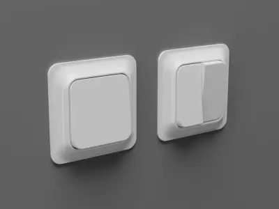 Trendy Light-switches 3D model