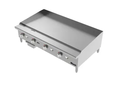Wide Manual Griddle 48 in  3D model