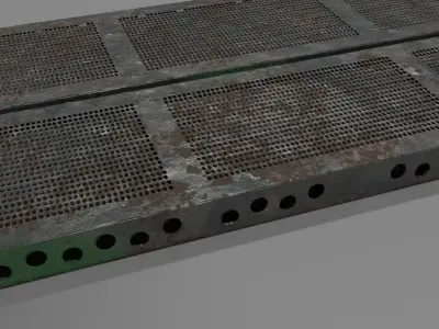 Modular Low poly Scaffold Low-poly 3D model