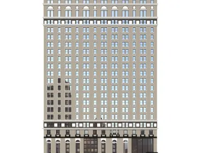 Highpoly Buildings 3D model