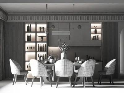 dining room 3D model