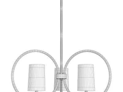 MERIDIAN CHANDELIER Low-poly 3D model
