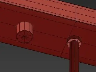 Untitled chandelier with balls hanging from it 3D model