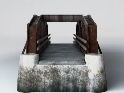 Metal bridge 3D model