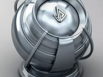 VRAY SHADER---METAL---Gallium Texture