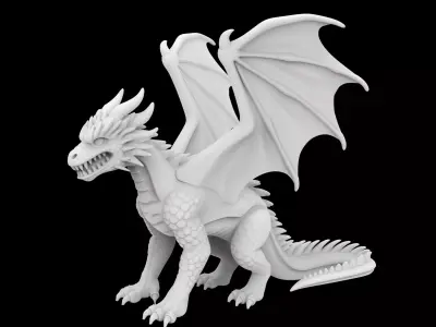 Dragon 3D Print Model 3D print model