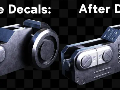 Sci-Fi Decal Normal Maps Texture Pack Texture